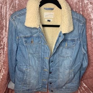 JEAN SHERPA JACKET 🧥